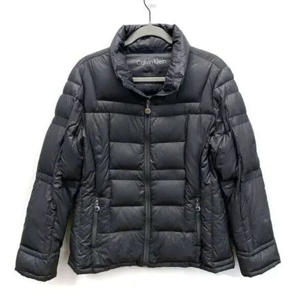 ✨CALVIN KLEIN✨ Premium Down Packable Puffer Jacket - [Medium, Black] - Picture 1 of 14